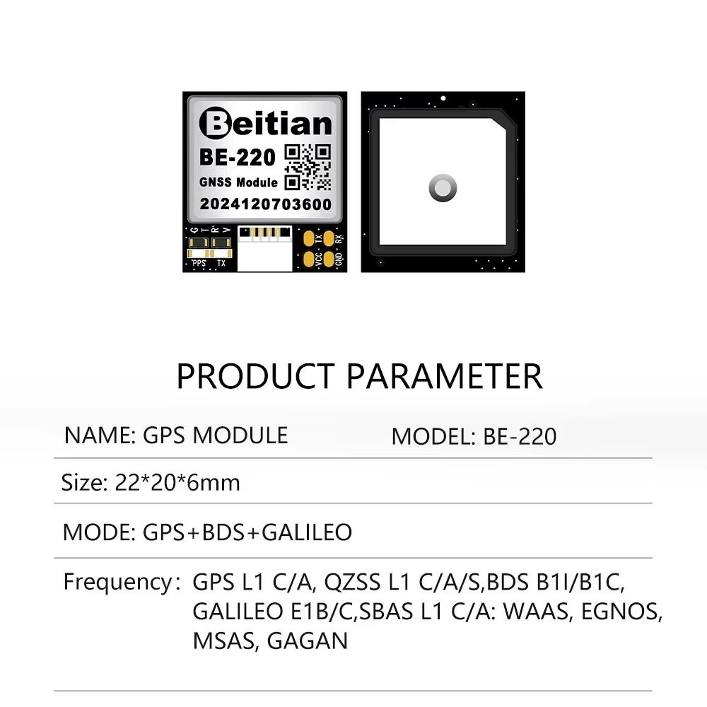 Drone Mapping - وحدة GPS من Beitian طراز BE-180