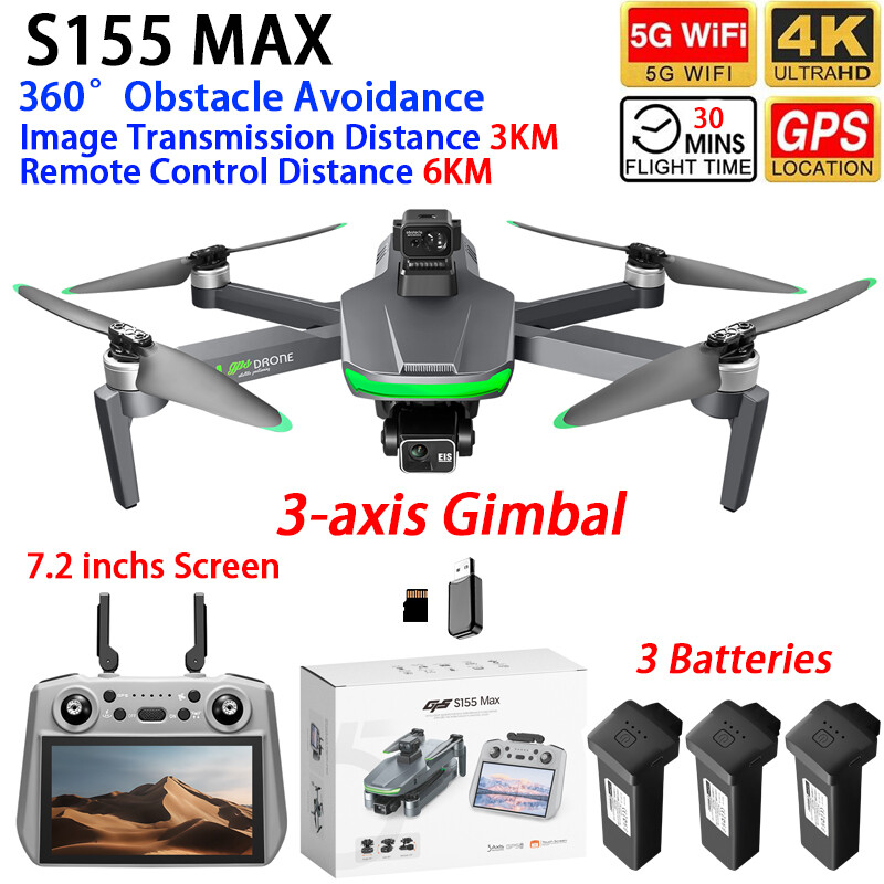 طائرة بدون طيار S155 MAX مع نظ - مراجعة Drone Mapping وسعره