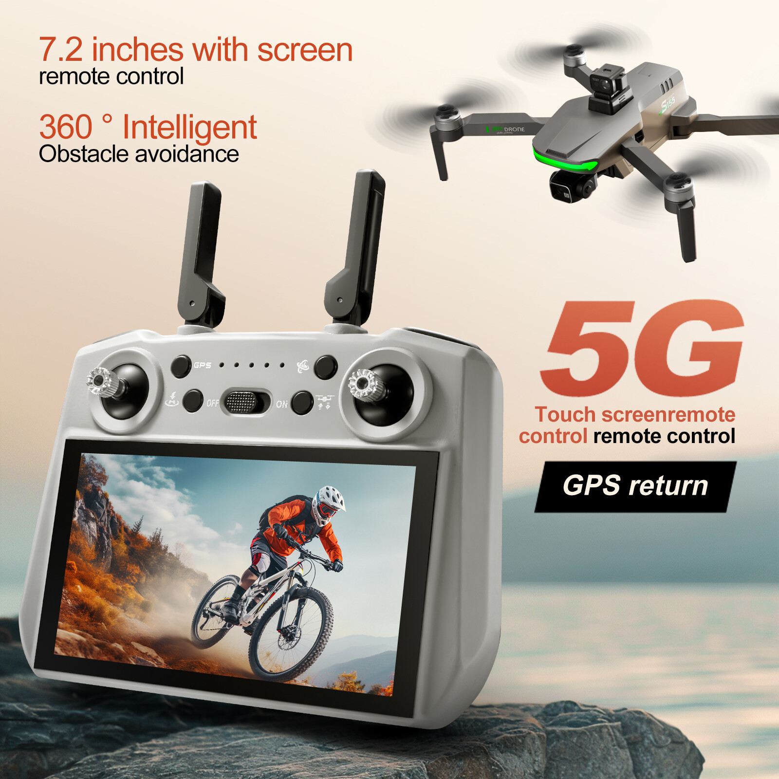 طائرة بدون طيار S155 MAX مع نظ - مراجعة Drone Mapping وسعره